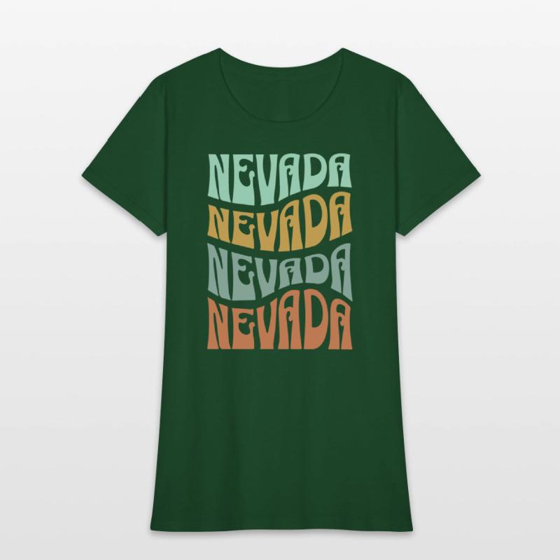 State Of Nevada Retro Aesthetic Groovy Font