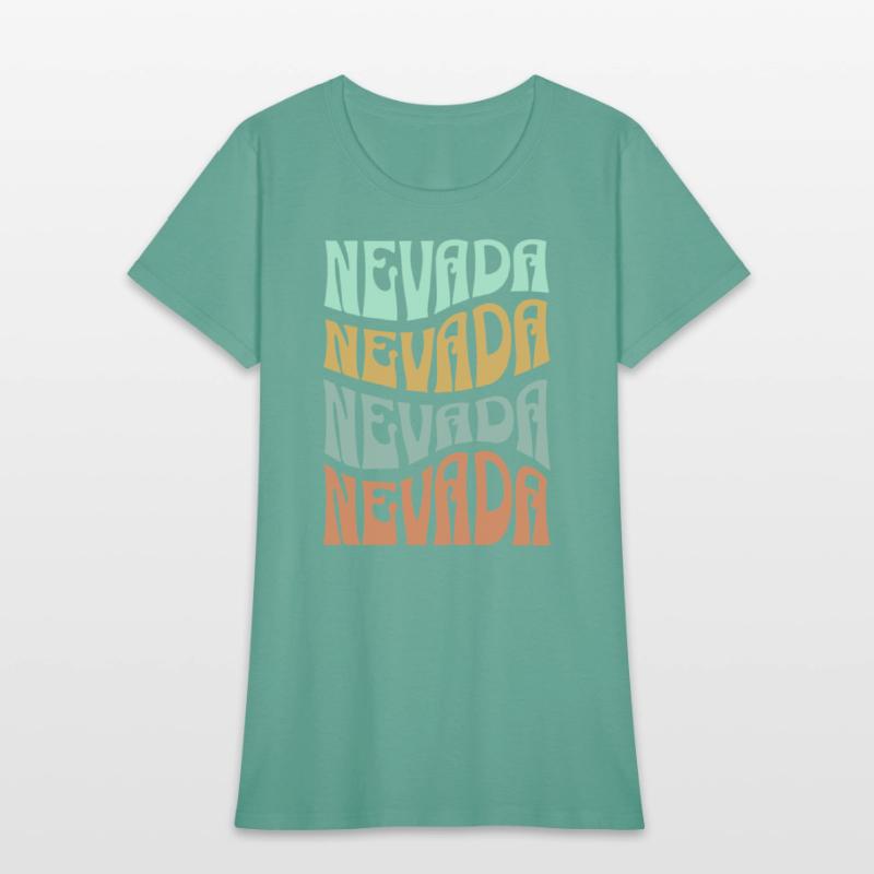 State Of Nevada Retro Aesthetic Groovy Font