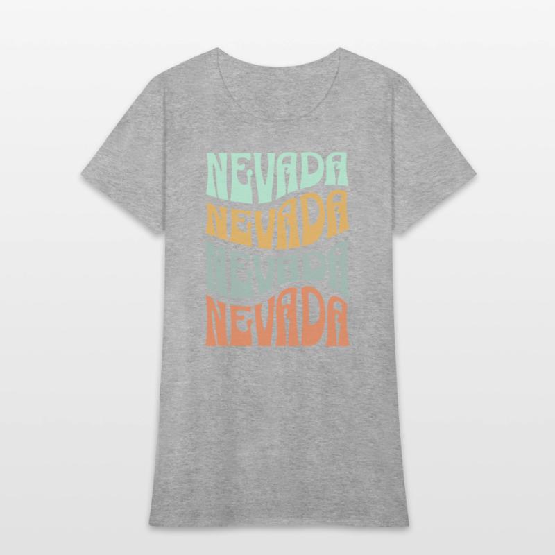 State Of Nevada Retro Aesthetic Groovy Font
