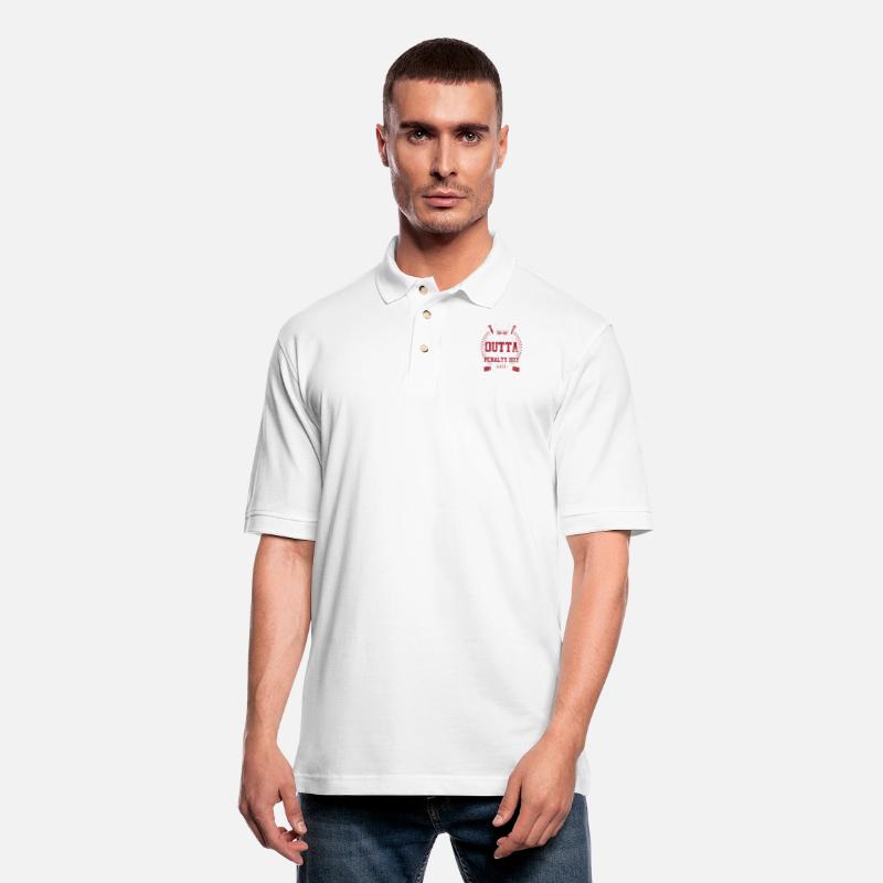 Straight Penalty Hockey Player