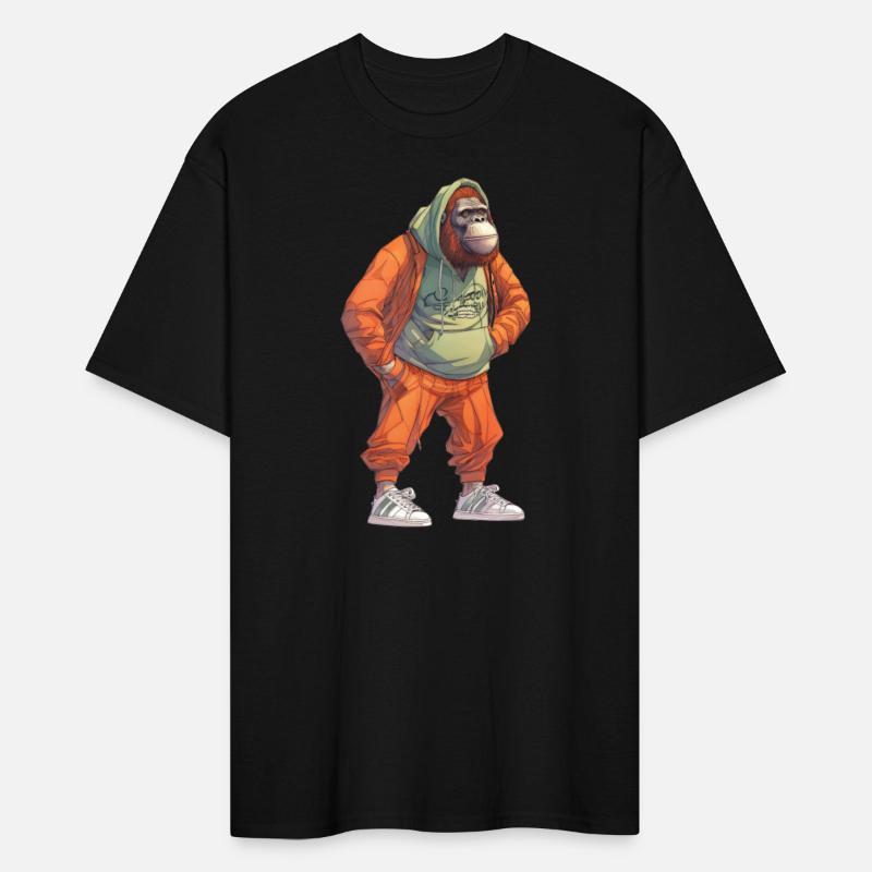 Street Art Orangutan Urban Rap Street Monkey