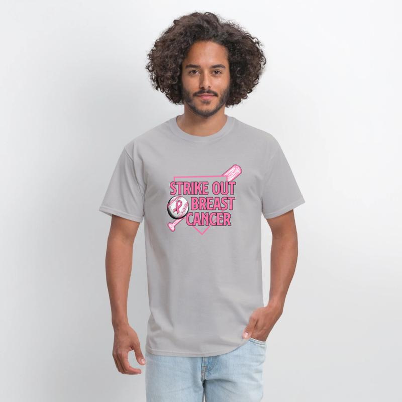 Strike Out Breast Cancer Shirt Baseball Warrior Su
