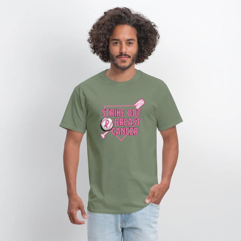Strike Out Breast Cancer Shirt Baseball Warrior Su