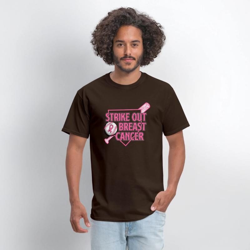 Strike Out Breast Cancer Shirt Baseball Warrior Su