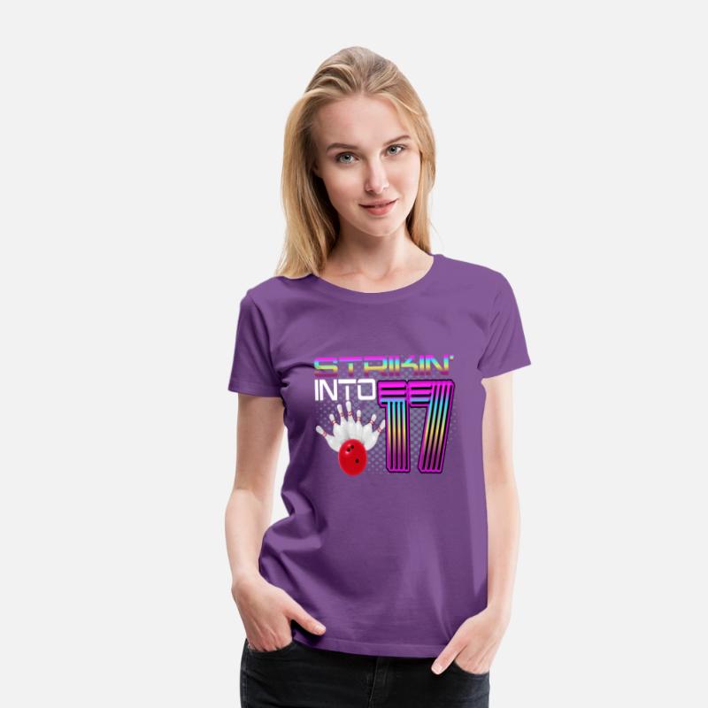 Striking Into 17 Bowling Bowler 17th Birthday