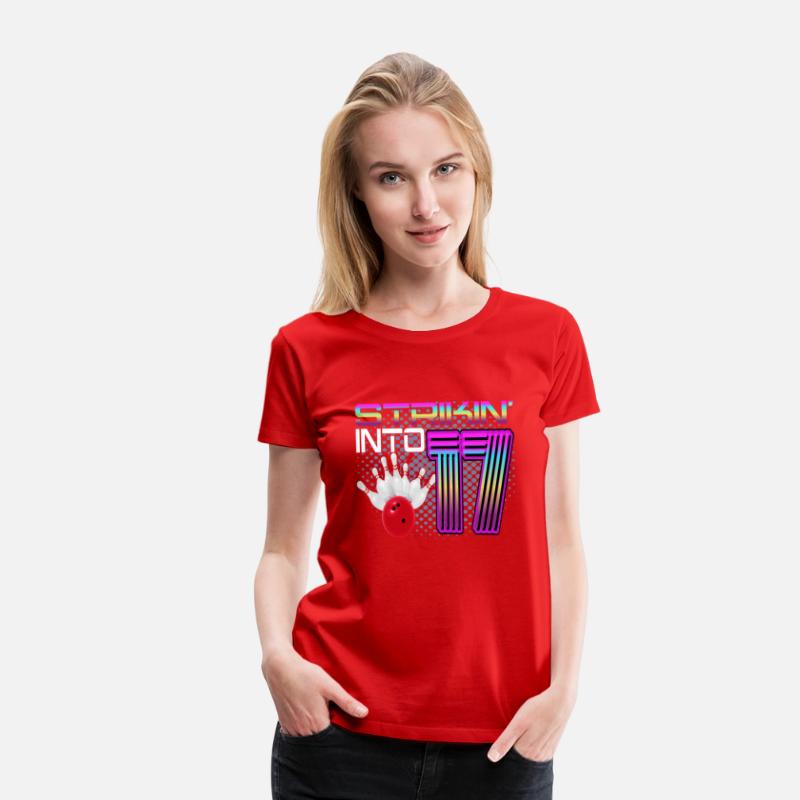 Striking Into 17 Bowling Bowler 17th Birthday