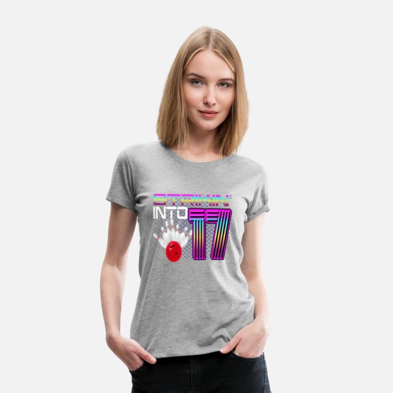 Striking Into 17 Bowling Bowler 17th Birthday