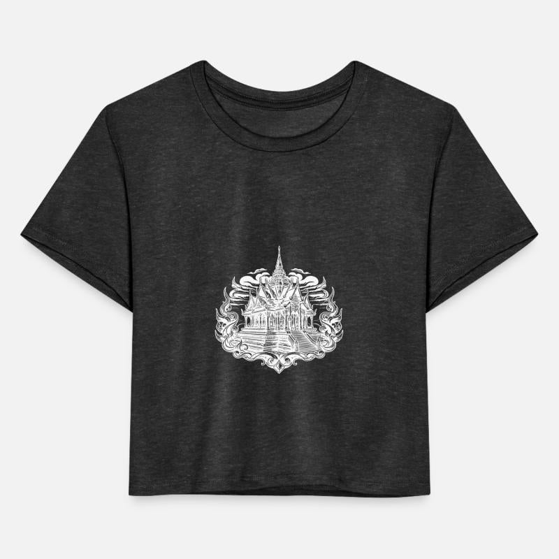 Sunset Behind Exotic Thailand Temple