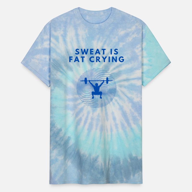 Sweat is fat crying