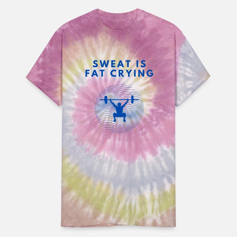 Sweat is fat crying