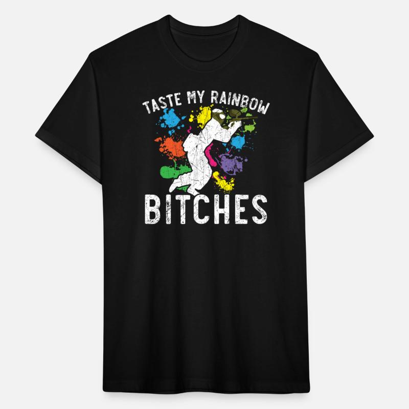 Taste My Rainbow Bitches Paintball Player