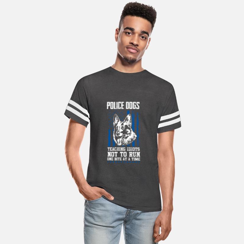 Teaching Idiots Not Run Police K9 German Shepherd