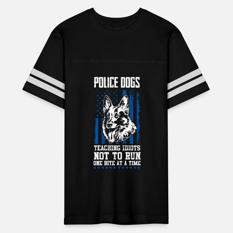 Teaching Idiots Not Run Police K9 German Shepherd