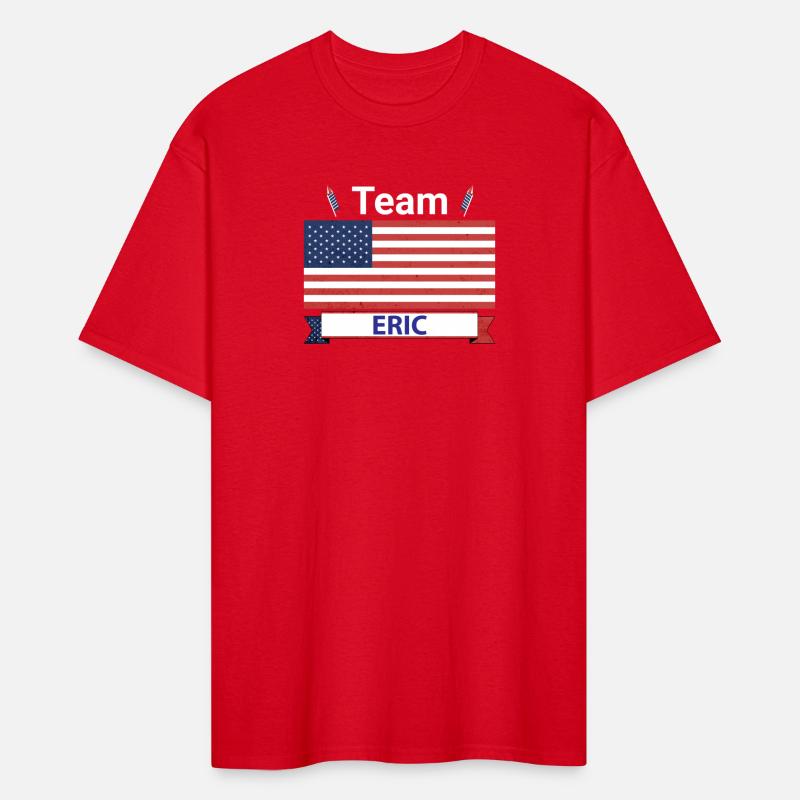 Team Eric USA American Flag Stars Stripe