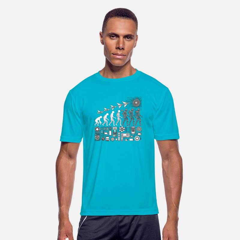 Tech Evolution: Futuristic Black & White Outlines