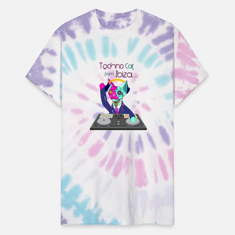 Techno Cat from Ibiza Catsondrugs.com Techno4ever