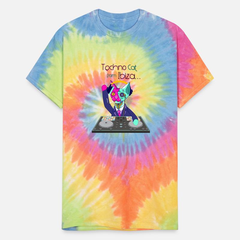 Techno Cat from Ibiza Catsondrugs.com Techno4ever