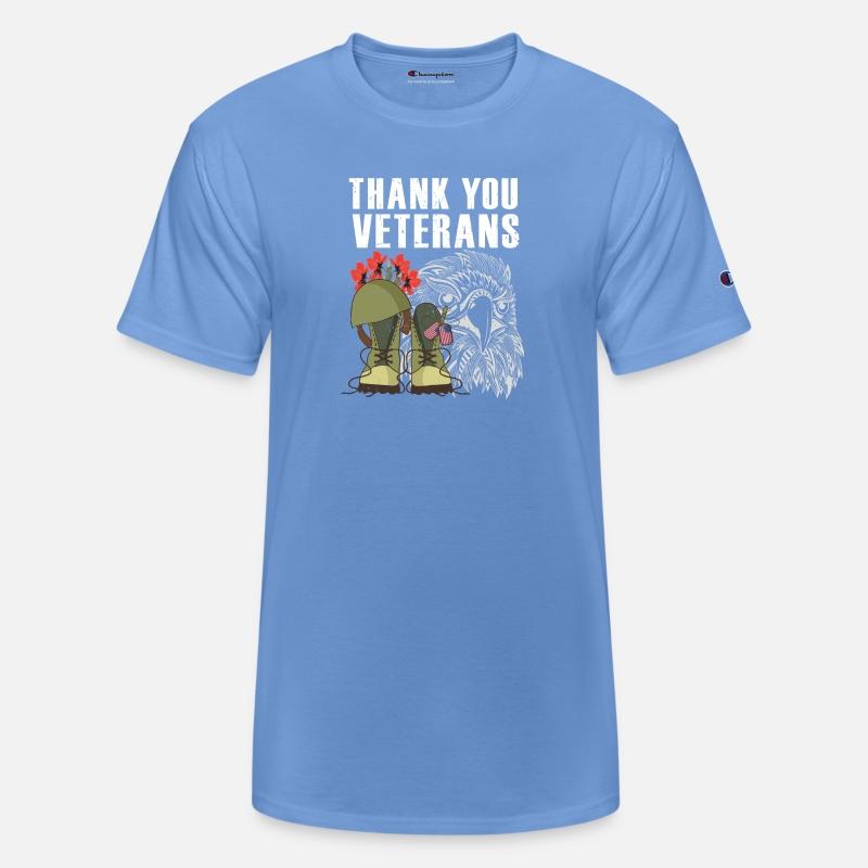 Thank You Veterans Poppy Flower Eagle Combat Boots