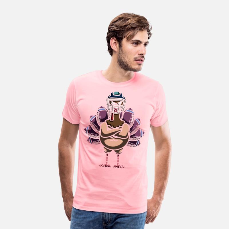 Thanksgiving Turkey Football Lover Holiday Dinner