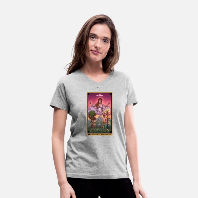 The Goddess Aphrodite in The Lovers Tarot Card