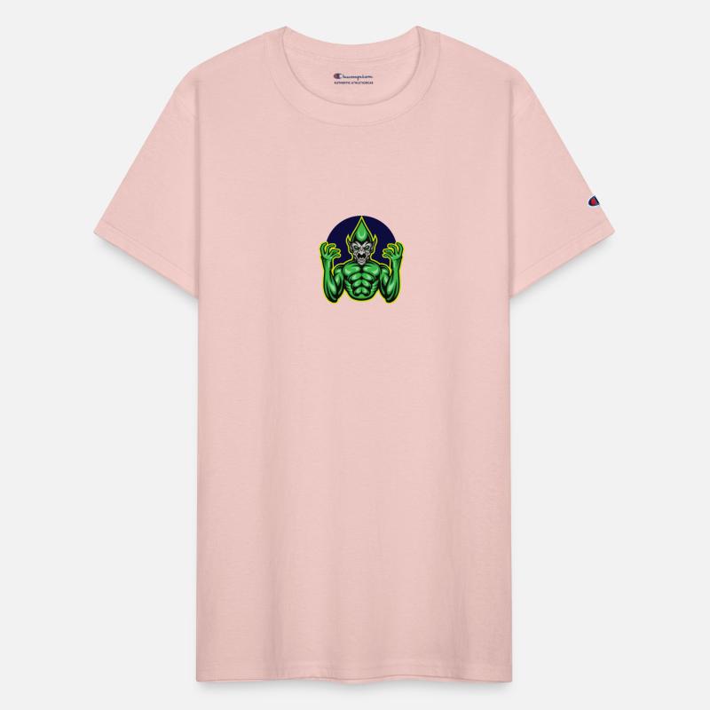 The green goblin mascots logo design