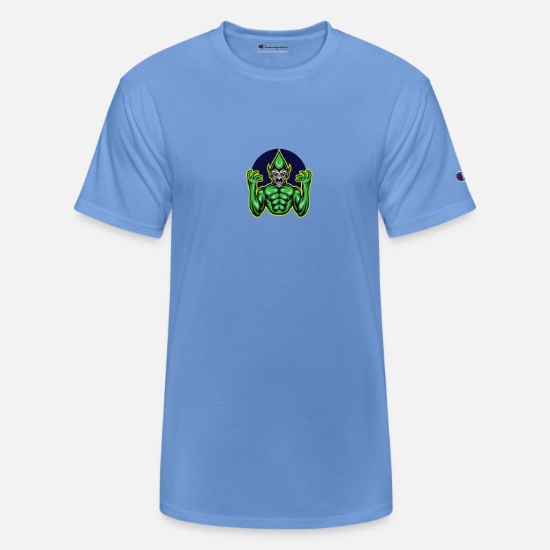 The green goblin mascots logo design