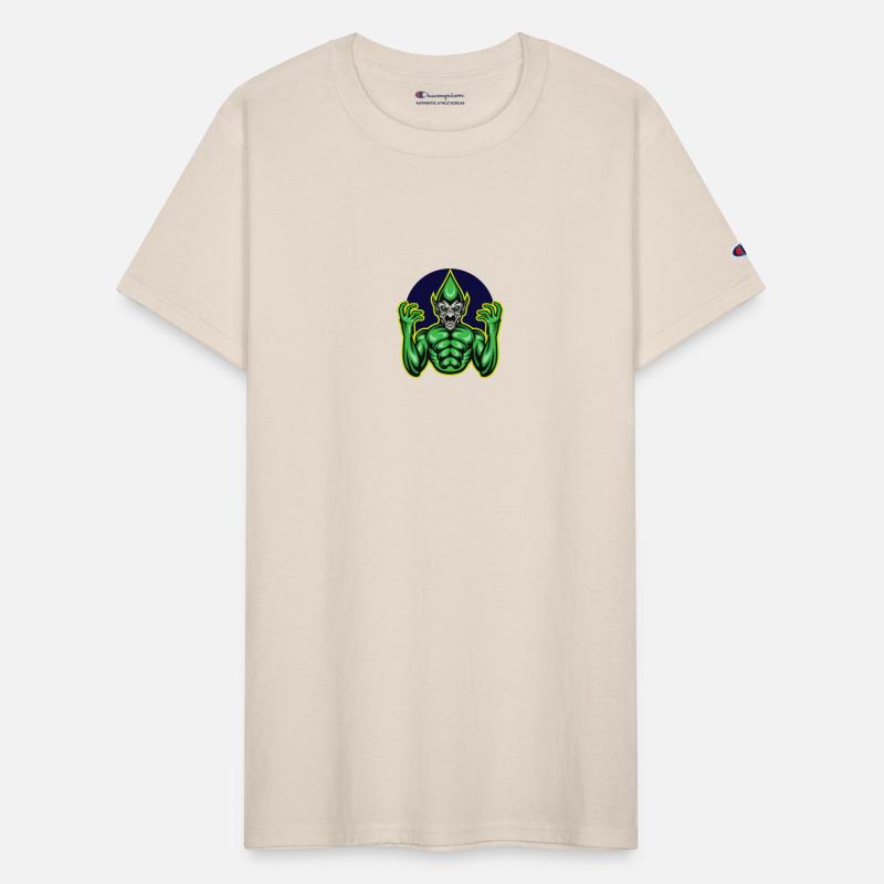 The green goblin mascots logo design