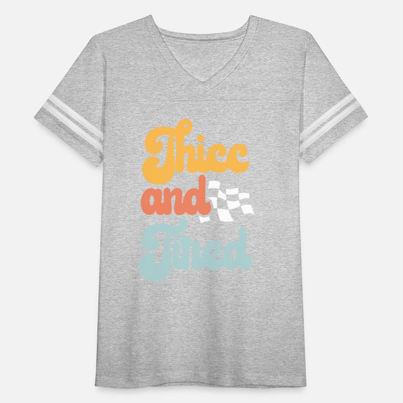 Thicc and Tired Humorous Tank Top