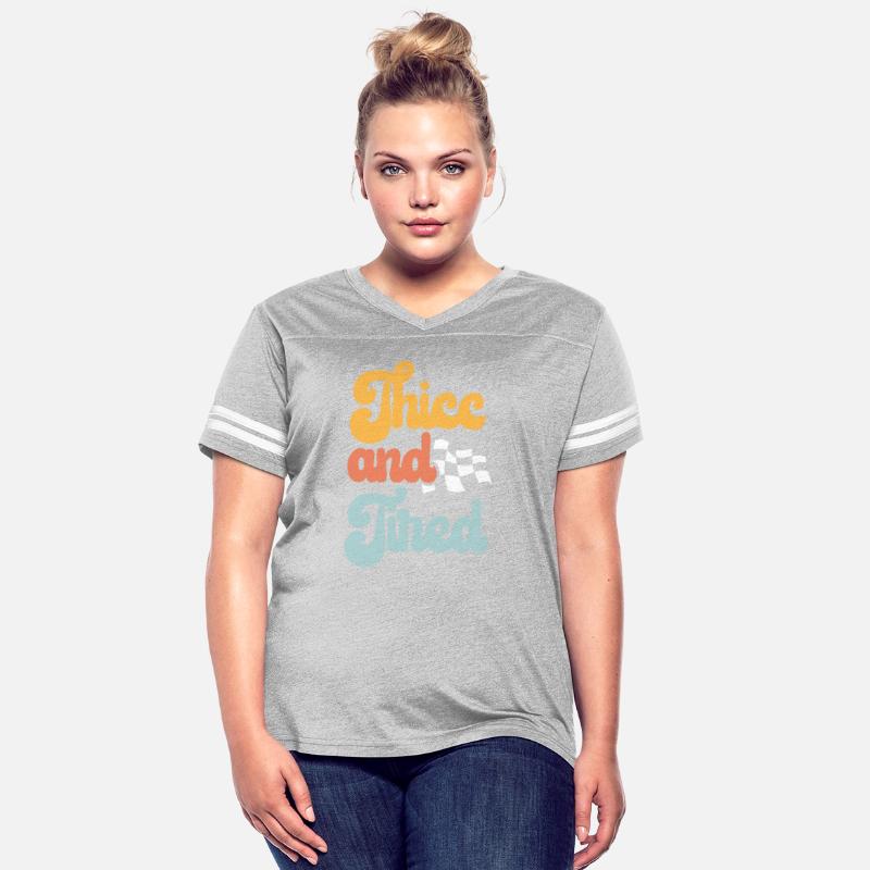 Thicc and Tired Humorous Tank Top