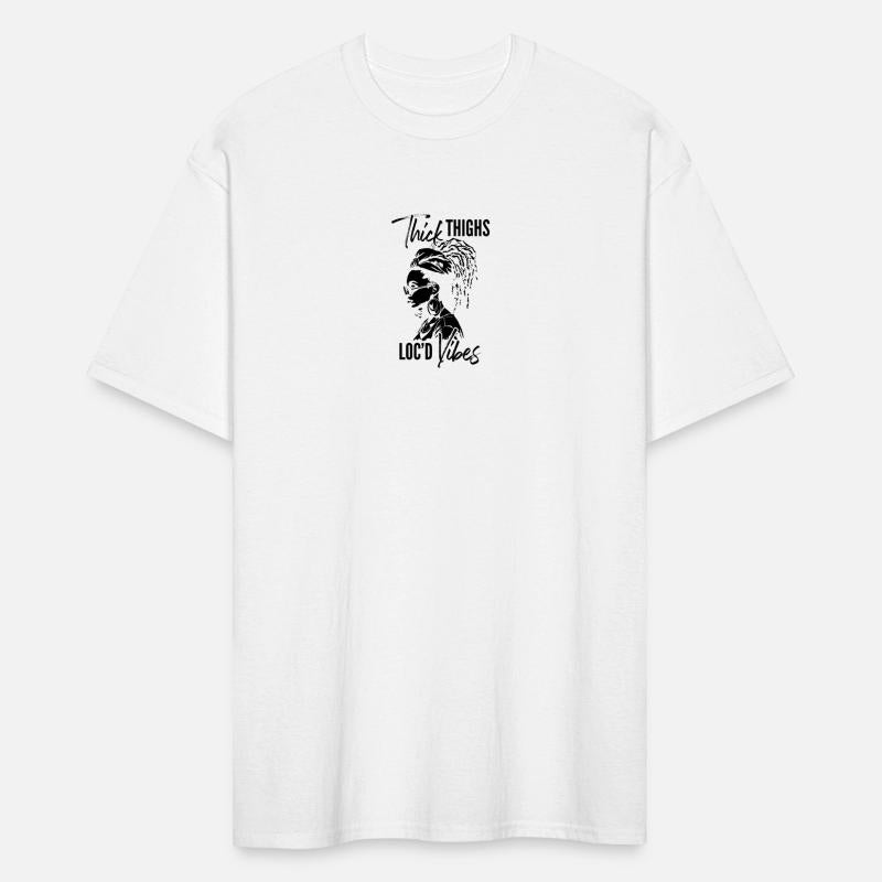 Thick Thighs Loc'd Vibes Afro Hair Black American