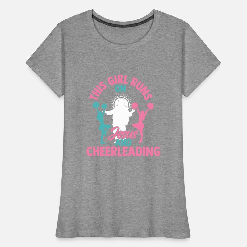 This Girl Runs On Jesus And Cheerleading Cheer Che