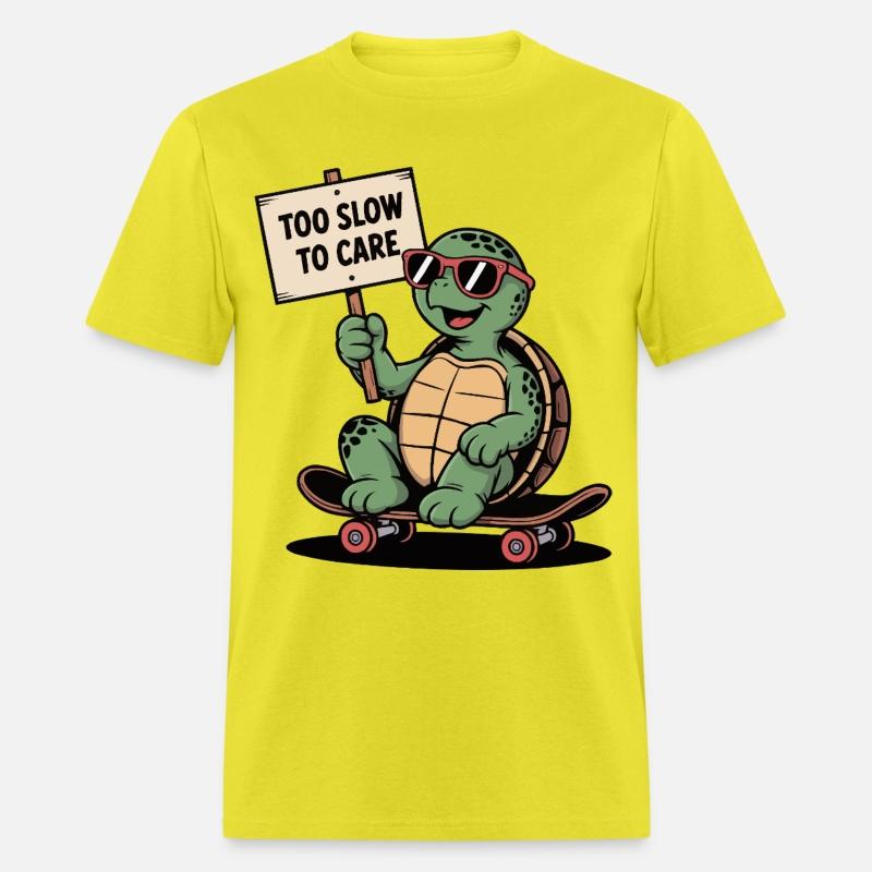 Too Slow to Care – Cool Turtle Skateboard