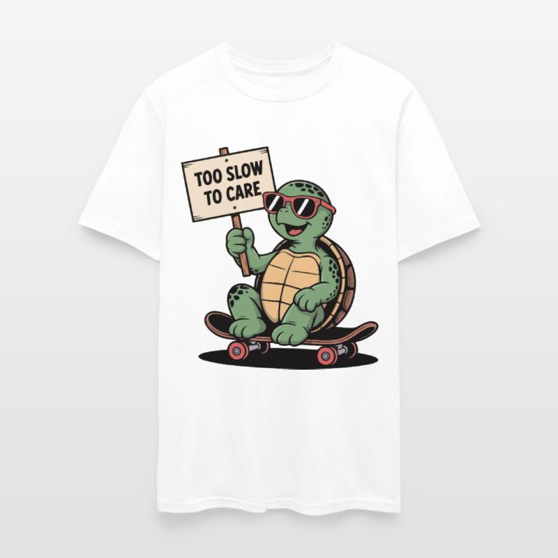 Too Slow to Care – Cool Turtle Skateboard