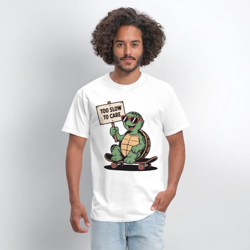 Too Slow to Care – Cool Turtle Skateboard