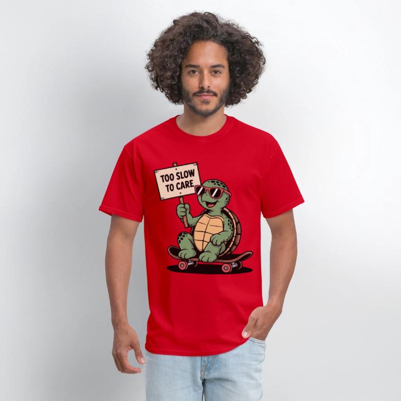 Too Slow to Care – Cool Turtle Skateboard