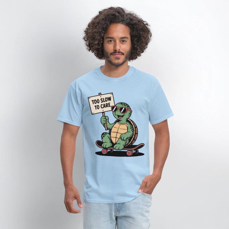 Too Slow to Care – Cool Turtle Skateboard