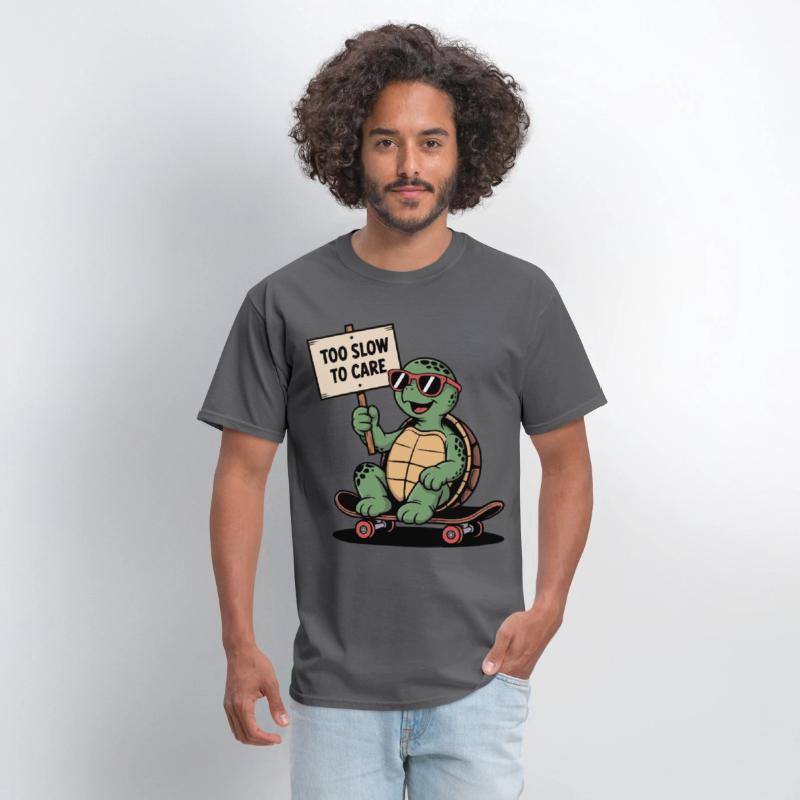 Too Slow to Care – Cool Turtle Skateboard
