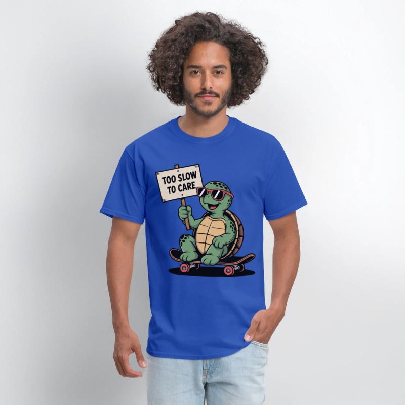 Too Slow to Care – Cool Turtle Skateboard