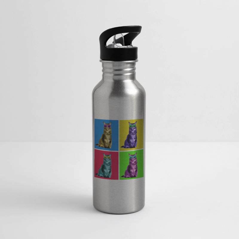 Trippy Pop Culture Retro Cat