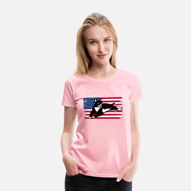 Tuxedo Cat American Flag Glasses 4Th Of July Tuxed