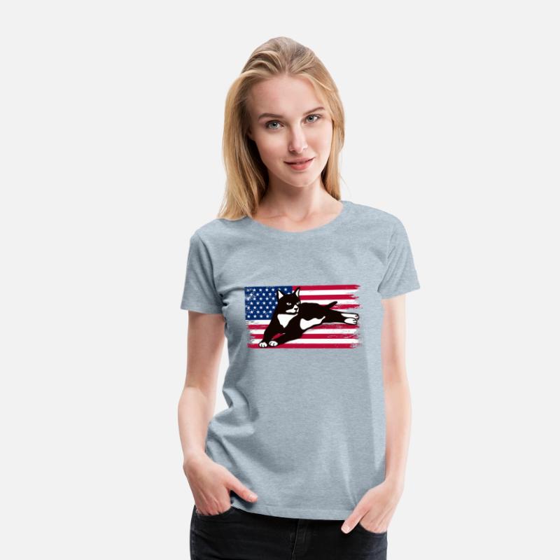 Tuxedo Cat American Flag Glasses 4Th Of July Tuxed