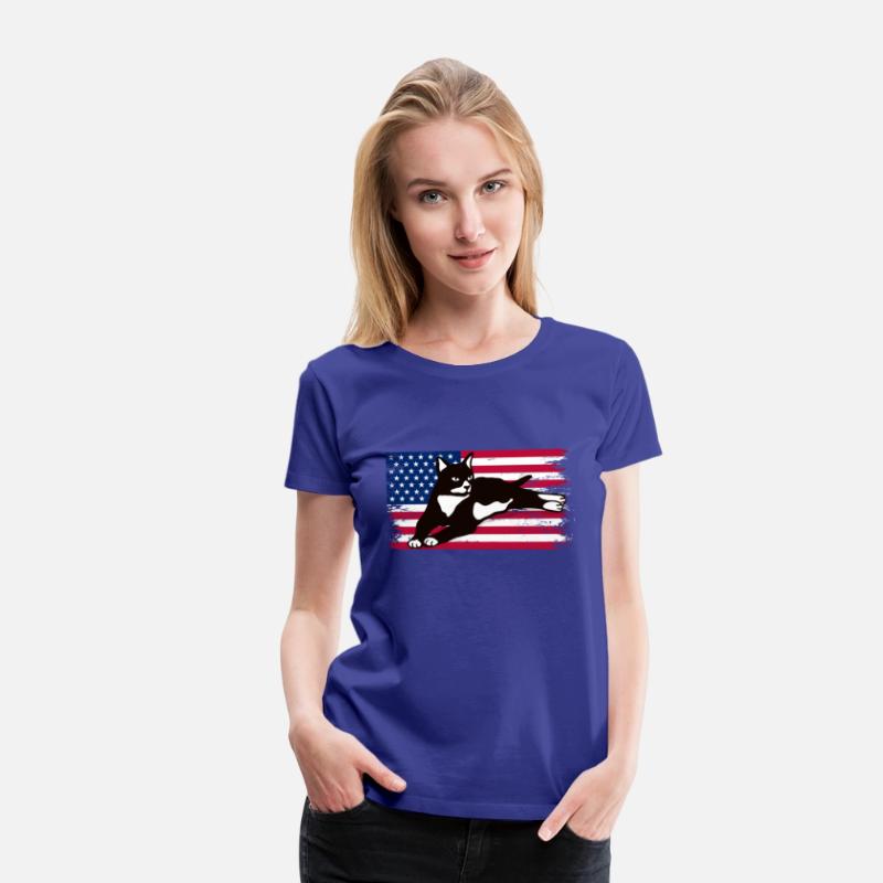 Tuxedo Cat American Flag Glasses 4Th Of July Tuxed