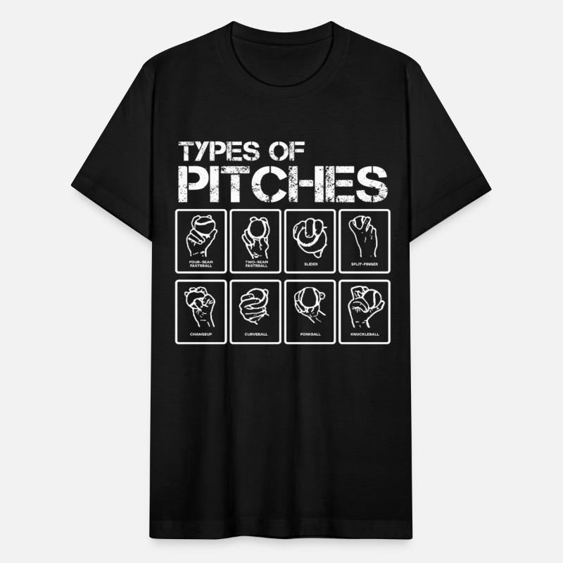 Types Of Pitches Softball Baseball Team Sportman