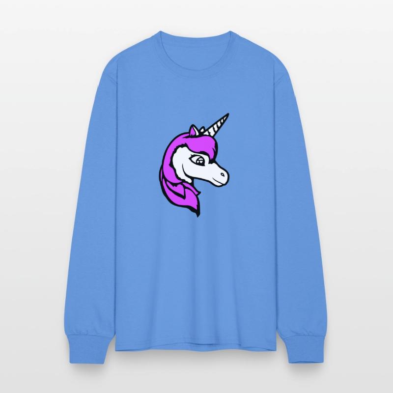 Unicorn Pink Cute Pretty Friendly Cartoon Girl Fun