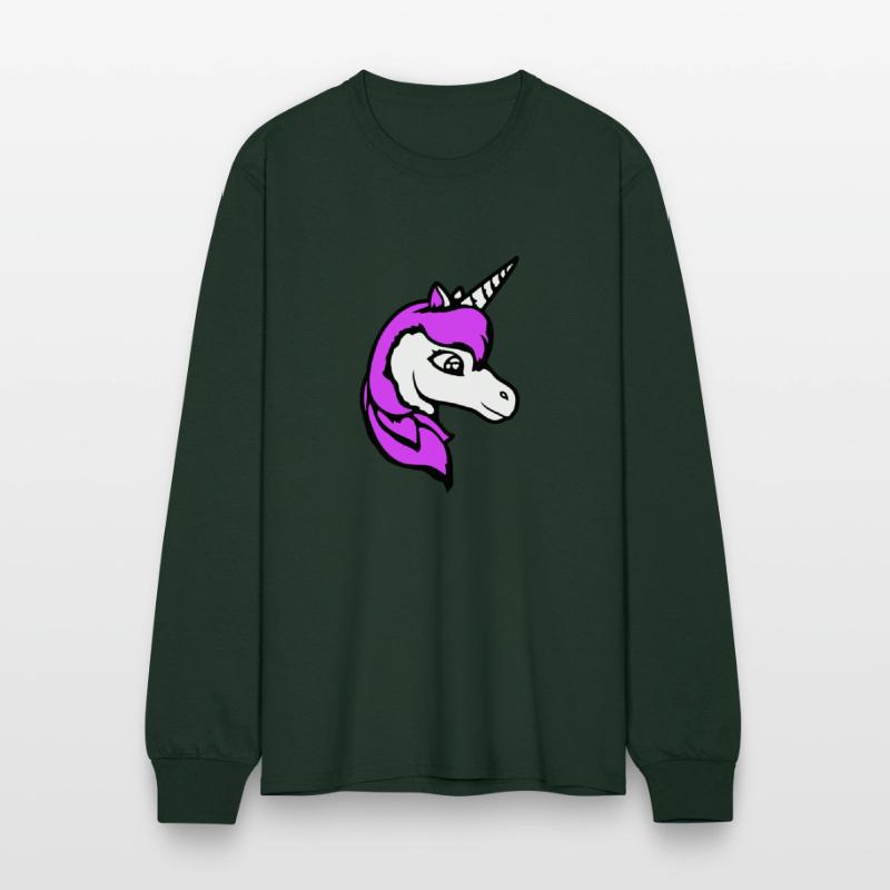 Unicorn Pink Cute Pretty Friendly Cartoon Girl Fun