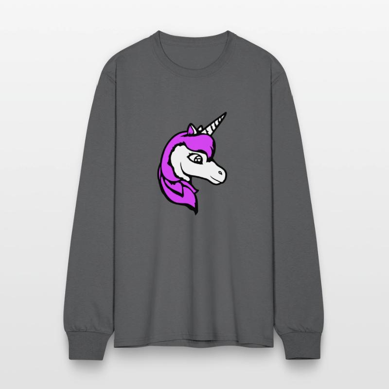 Unicorn Pink Cute Pretty Friendly Cartoon Girl Fun