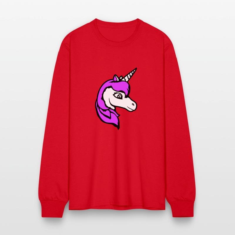 Unicorn Pink Cute Pretty Friendly Cartoon Girl Fun