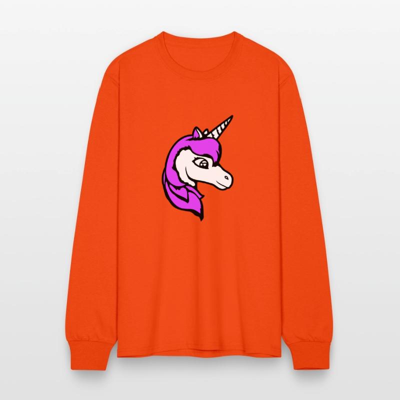 Unicorn Pink Cute Pretty Friendly Cartoon Girl Fun