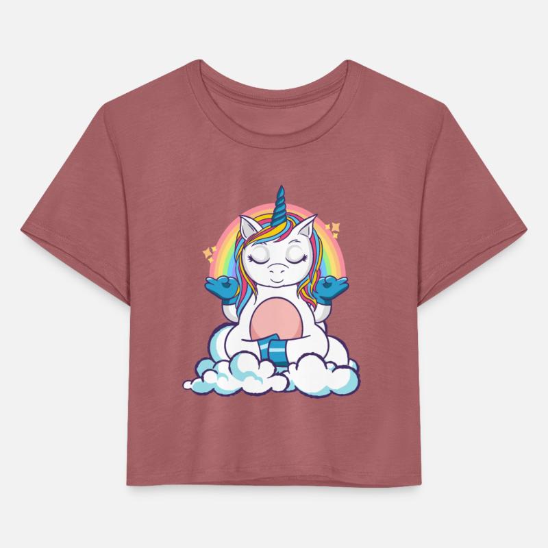 Unicorn Yoga Meditate Focus Exhale Inhale