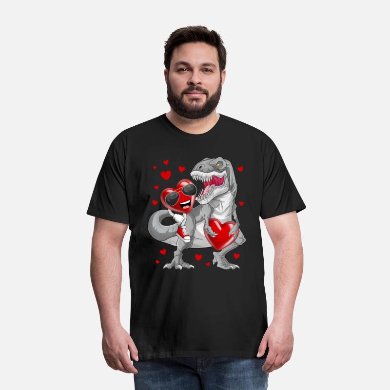 Valentines Day Heart Riding Dinosaur T Rex Funny